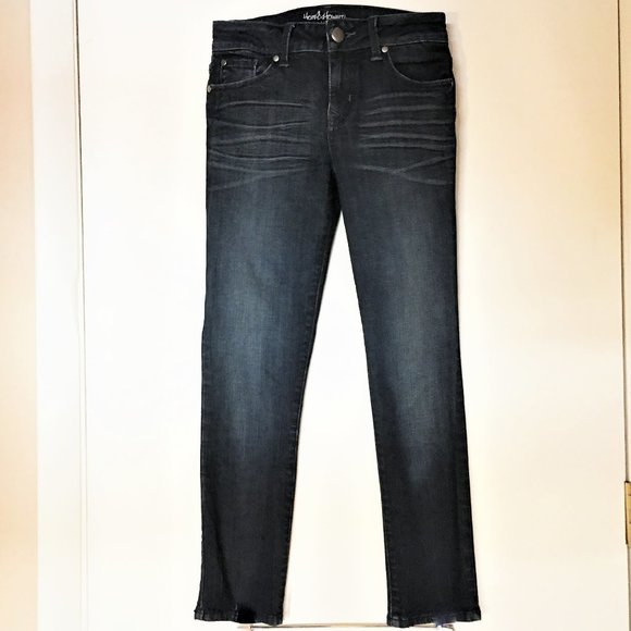 HOPE & HOWARD Slim Crop Dark Wash Jeans   26/2 - Picture 2 of 12